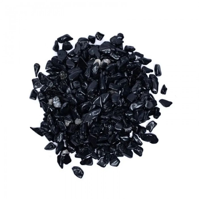 Μαύρη Τουρμαλίνη μίνι Βότσαλα 100gr - Tourmaline Βότσαλα - Πέτρες (Tumblestones)
